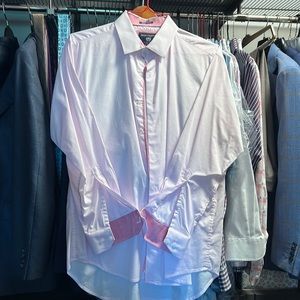 Report Collection Pink Modern Fit Dress Shirt